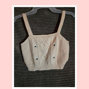 Wild Fable Knit Cropped Tank Top